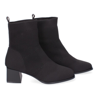 Botin de Tacon para Mujer, Comodos, con Material Elastico - Imagen 5