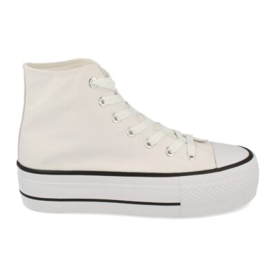 Zapatilla Abotinada de Plataforma con Cordones - Imagen 2