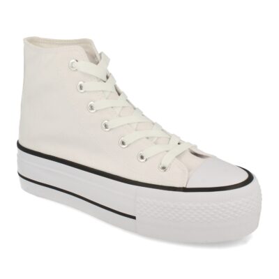 Zapatilla Abotinada de Plataforma con Cordones - Imagen 3