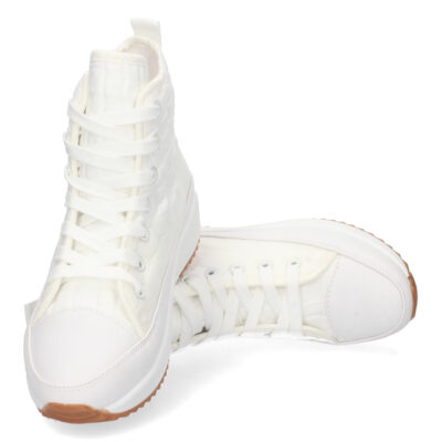 Bamba Abotinada de Plataforma con Cordones - Imagen 5