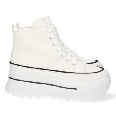 Bamba Abotinada de Plataforma con Cordones