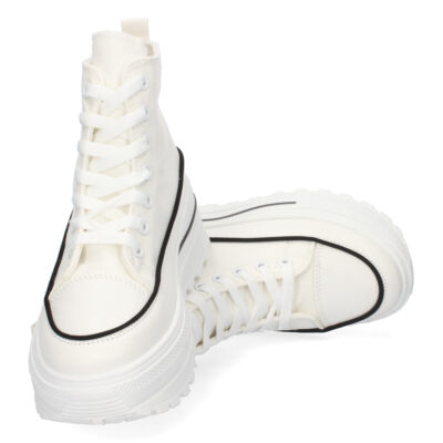 Bamba Abotinada de Plataforma con Cordones - Imagen 5