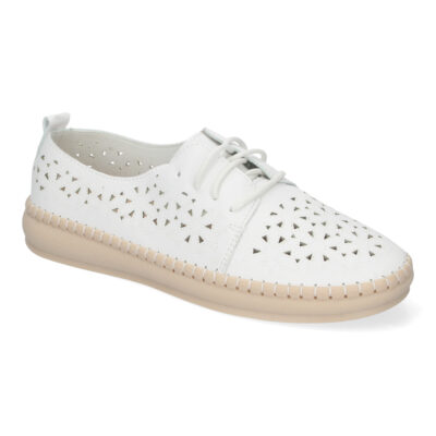 Zapato Casual De Mujer Estilo Oxford, Diseño Calado - Imagen 3