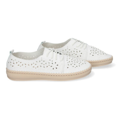 Zapato Casual De Mujer Estilo Oxford, Diseño Calado - Imagen 5