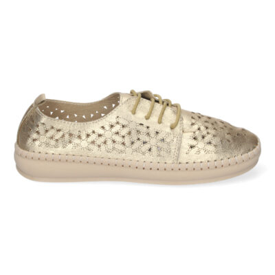 Zapato Casual De Mujer Estilo Oxford, Diseño Calado - Imagen 2