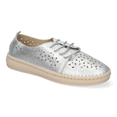 Zapato Casual De Mujer Estilo Oxford, Diseño Calado - Imagen 3