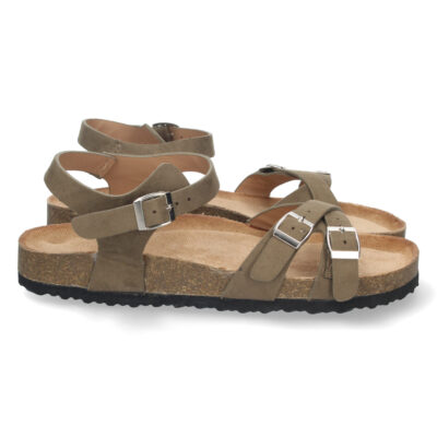 Sandalia Plana Bio con Hebillas