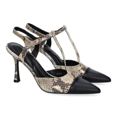 Zapato de Tacón para Mujer Estilo Salón con Diseño Elegante y Moderno de Punta Fina