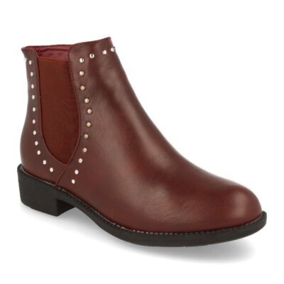 Botin de Mujer con Elastico y Adornado con Tachuelas - Imagen 2