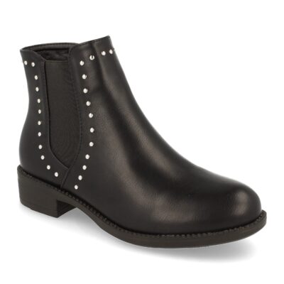 Botin de Mujer con Elastico y Adornado con Tachuelas - Imagen 2