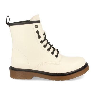 Botin de Mujer Moda y Estilo Militar con Cordones