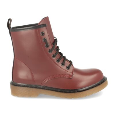 Botin de Mujer Moda y Estilo Militar con Cordones