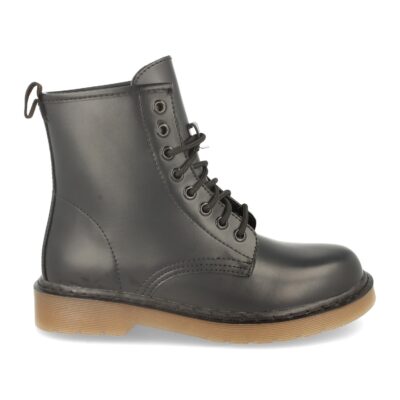 Botin de Mujer Moda y Estilo Militar con Cordones