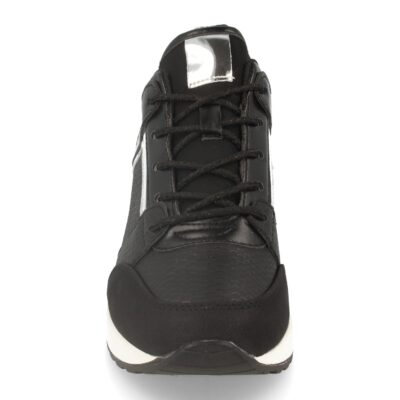 Zapatilla de Mujer Casual con Cuña y Toques Plateados - Imagen 3