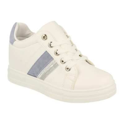 Zapatilla de Mujer con Cuña Oculta y Cordones - Imagen 2
