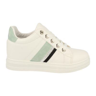 Zapatilla de Mujer con Cuña Oculta y Cordones