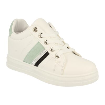 Zapatilla de Mujer con Cuña Oculta y Cordones - Imagen 2