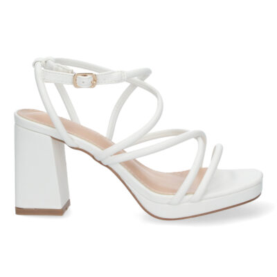 Sandalias de Mujer de fiesta, con tiras entrecruzadas - Imagen 2