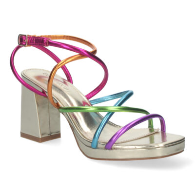 Sandalias de Mujer de fiesta, con tiras entrecruzadas - Imagen 3