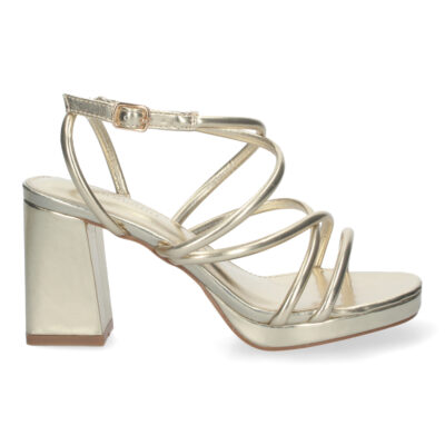 Sandalias de Mujer de fiesta, con tiras entrecruzadas - Imagen 2