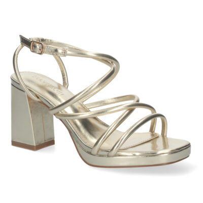 Sandalias de Mujer de fiesta, con tiras entrecruzadas - Imagen 3