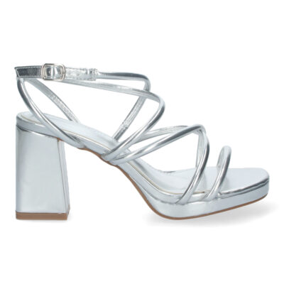 Sandalias de Mujer de fiesta, con tiras entrecruzadas - Imagen 2