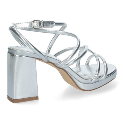 Sandalias de Mujer de fiesta, con tiras entrecruzadas - Imagen 3