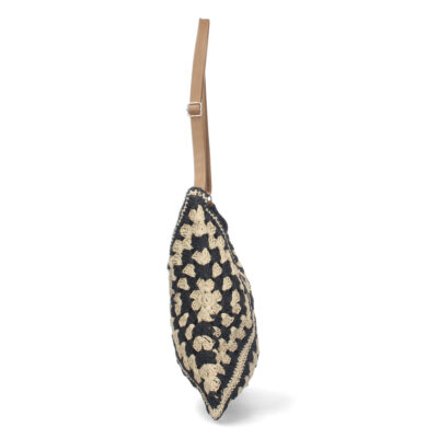 Bolso de Hombro Rafia y Cremallera - Imagen 2