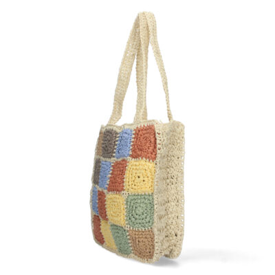 Bolso de Mano Rafia y Cremallera - Imagen 2