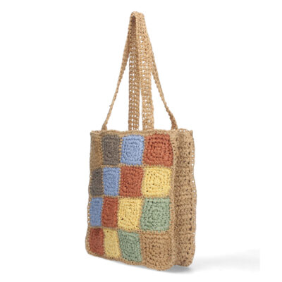 Bolso de Mano Rafia y Cremallera - Imagen 2