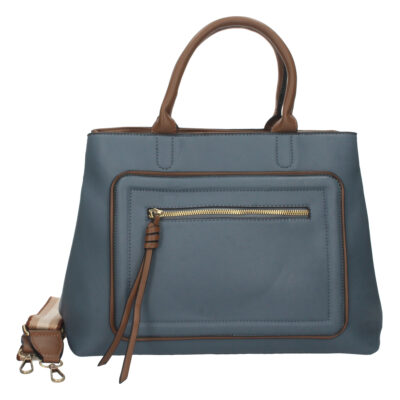 Bolso de Mano con Correa y Cremallera