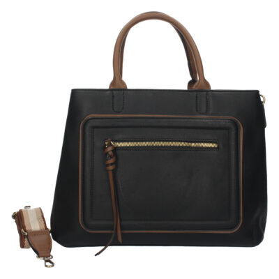 Bolso de Mano con Correa y Cremallera