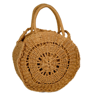 Bolso de Hombro Redondo con Doble Bolsillo Interior