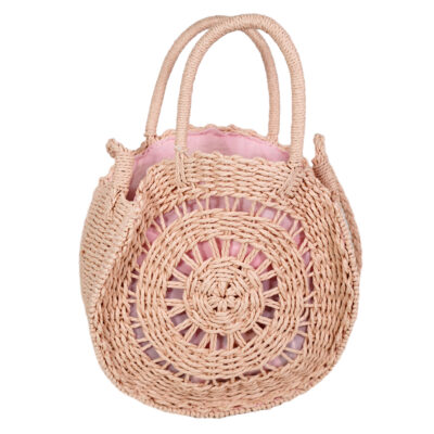 Bolso de Hombro Redondo con Doble Bolsillo Interior