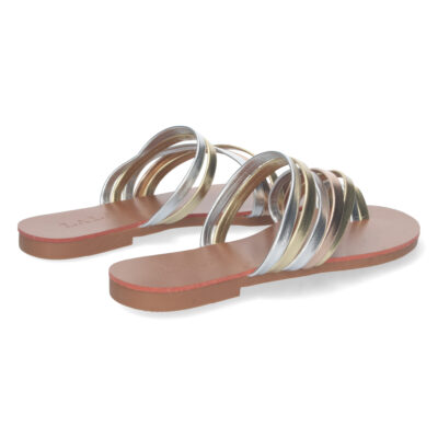 Sandalia Plana Comoda con Tiras Multicolor - Imagen 4