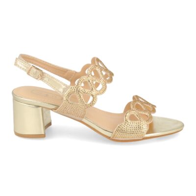 Sandalia de Mujer con Tacon Adornado con Strass