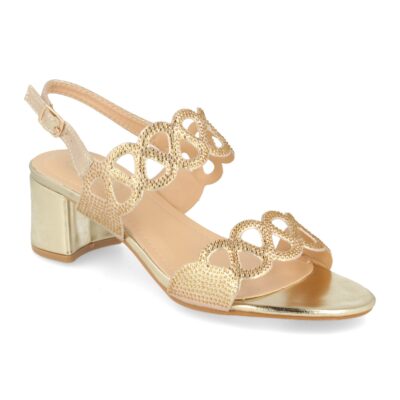 Sandalia de Mujer con Tacon Adornado con Strass - Imagen 2