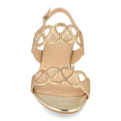 Sandalia de Mujer con Tacon Adornado con Strass - Imagen 3