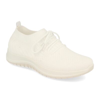 Zapatillas de Mujer con Tejido Elastico y Cordones - Imagen 2