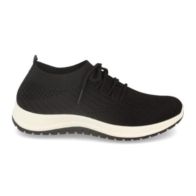 Zapatillas de Mujer con Tejido Elastico y Cordones