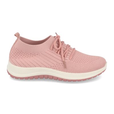 Zapatillas de Mujer con Tejido Elastico y Cordones