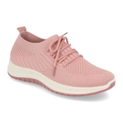 Zapatillas de Mujer con Tejido Elastico y Cordones - Imagen 2