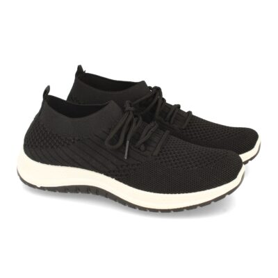 Zapatillas con Tejido Elastico y Cordones