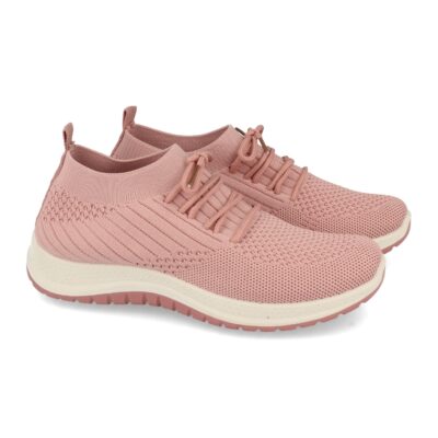 Zapatillas con Tejido Elastico y Cordones