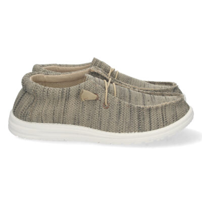 Mocasin Plano con Cordones Elastico