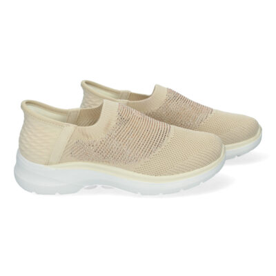 Zapatillas Deportivas de Mujer, Planas, Cómodas Material Elastico - Imagen 3