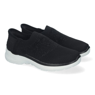 Zapatillas Deportivas de Mujer, Planas, Cómodas Material Elastico