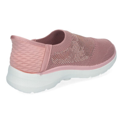 Zapatillas Deportivas de Mujer, Planas, Cómodas Material Elastico - Imagen 4