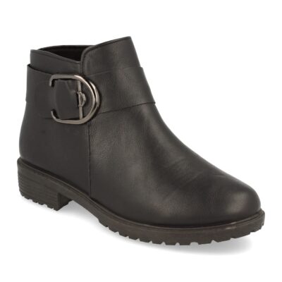 Botin Plano con Hebilla y Cremallera - Imagen 2