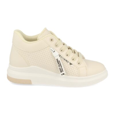 Zapatillas de Mujer con Cuña y Perforado Mil Puntos